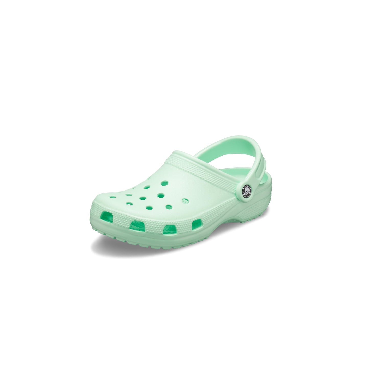 Classic mint green crocs