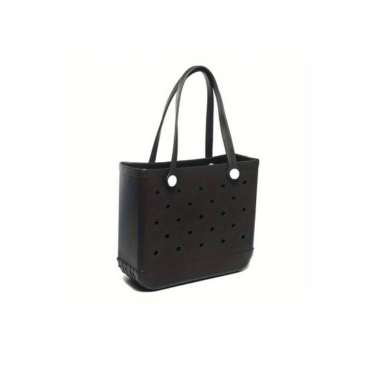 Medium black crocs bag