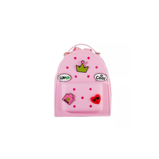 Pink crocs back-bag