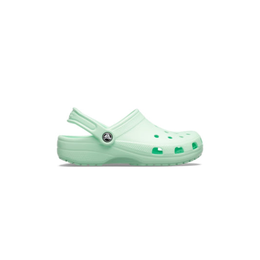 Classic mint green crocs