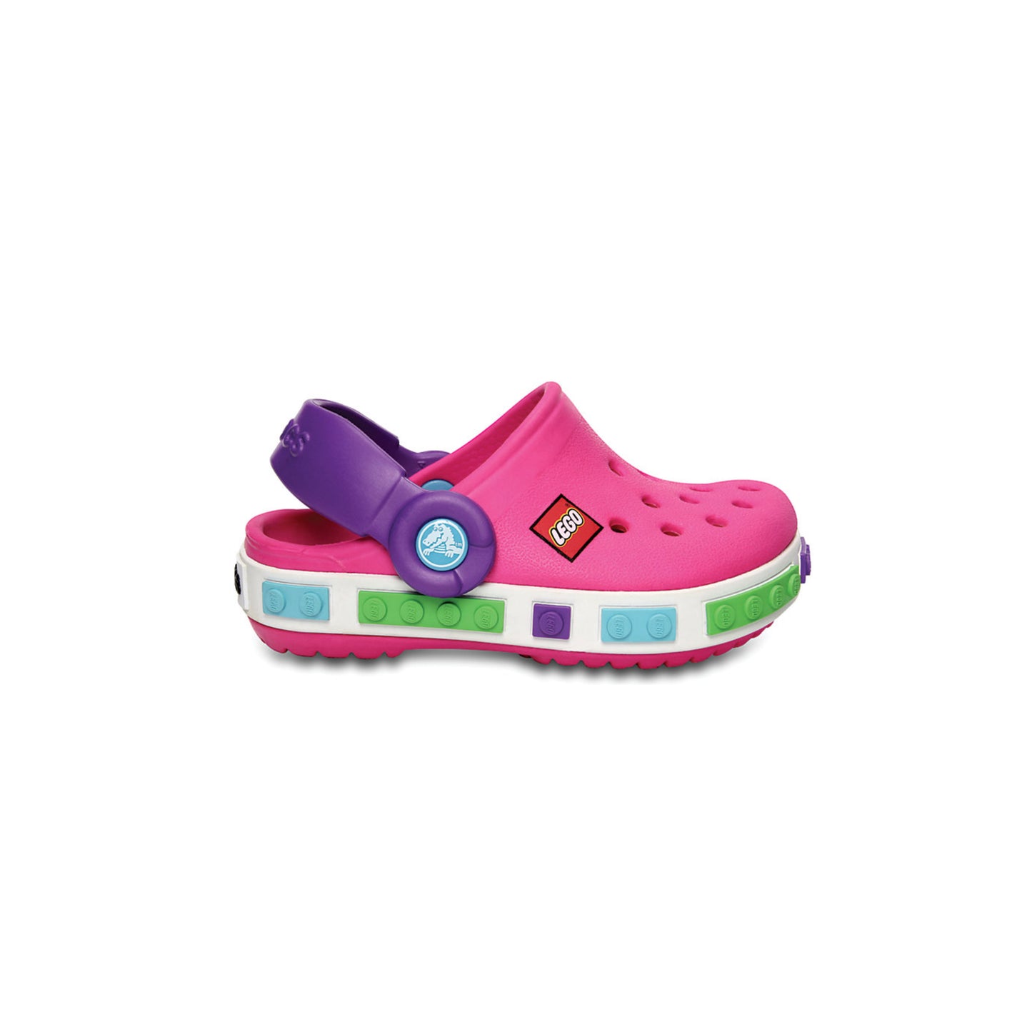 Lego pink crocs