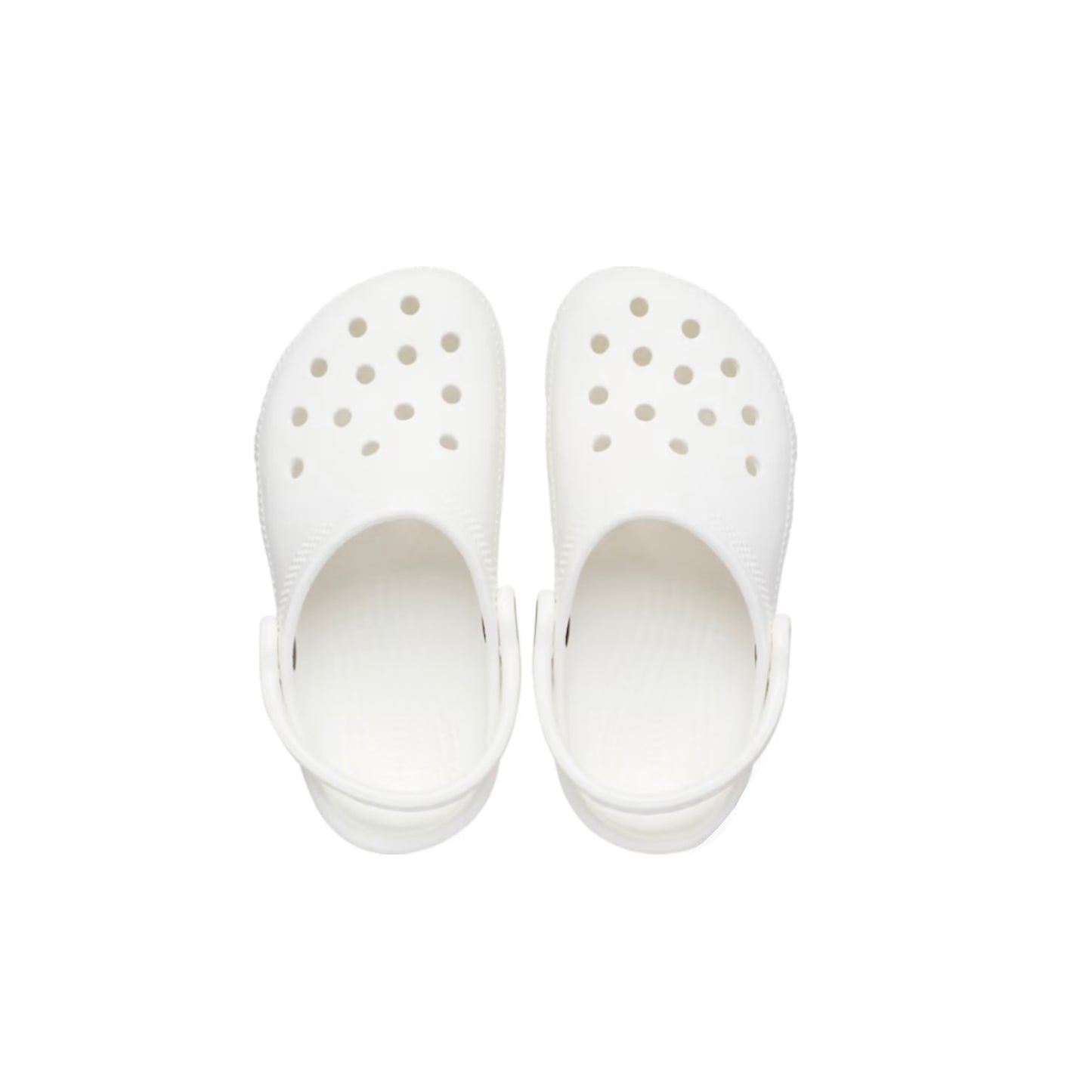 Classic white crocs