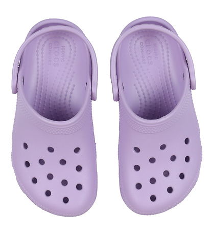 classic clog sandals in Purple