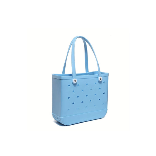 Medium blue crocs bag