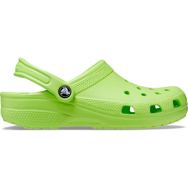 classic clog sandals in Apple Green