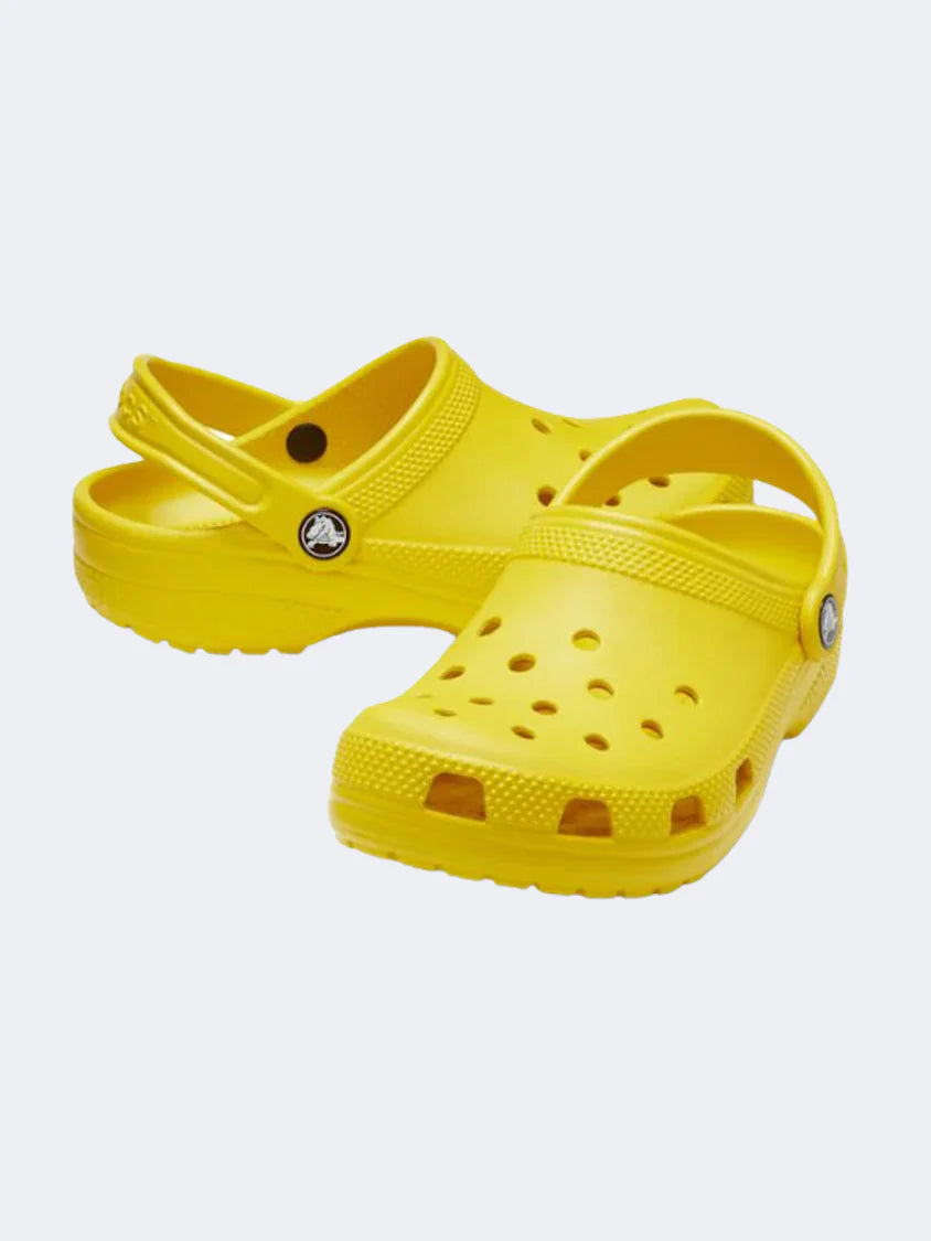 classic clog sandals in Yellow